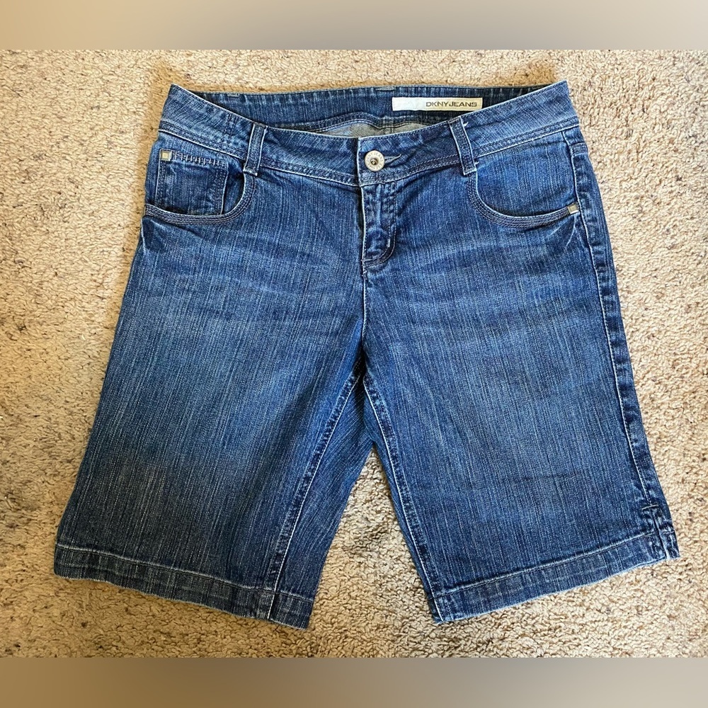 DKNY Bermuda Jean Shorts Size 8